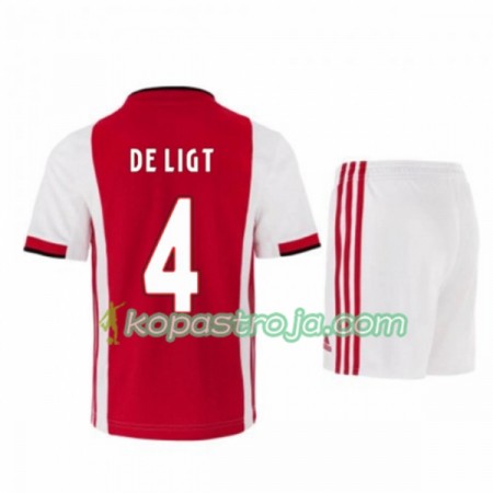 Billiga Fotbollströjor AFC Ajax Matthijs de Ligt 4 Barn Hemma tröja 2019/20 Kortärmad